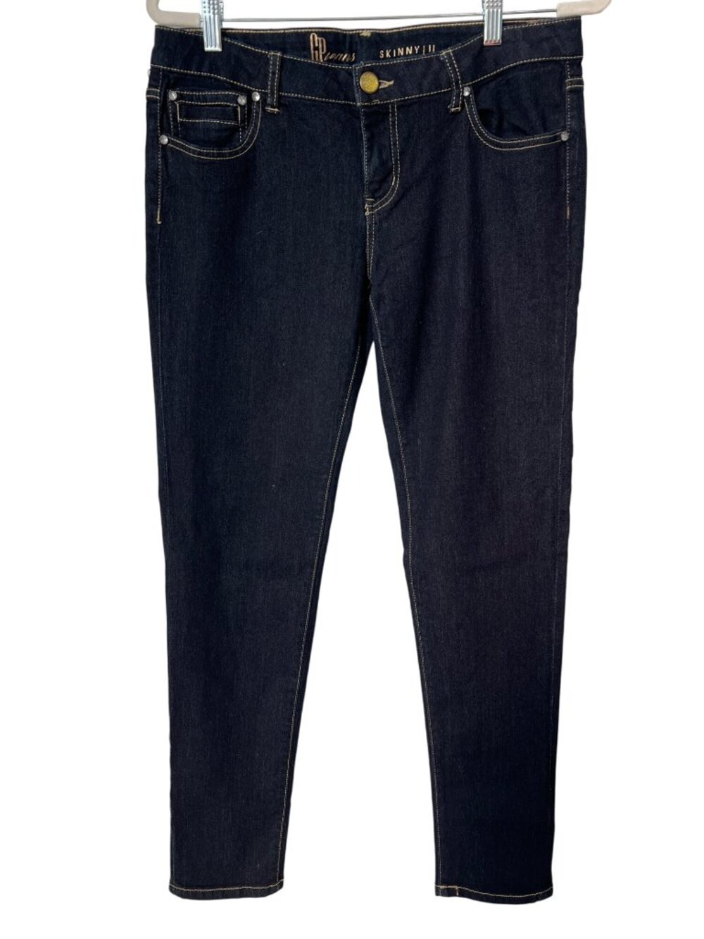 CP Jeans Jeans Size 11 Skinny Denim Slim Blue Cotton Blend Dark Wash Retro Y2K